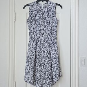 H&M Gray And White A Line Marbled Dress - Size 2